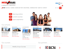 Tablet Screenshot of interlangues.org